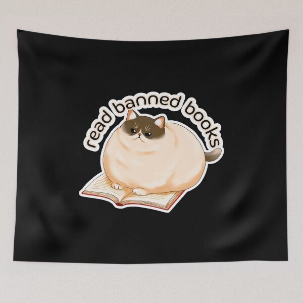 Item preview, Gorbo Nettlepin - read banned books designed and sold by Newdlebobs.