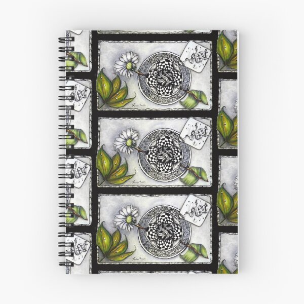 Item preview, Zentangle Mandala Daisy Checkerboard designed and sold by LorieFossaArt.
