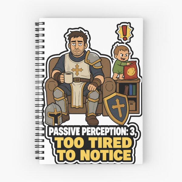 Item preview, Passive Perception: 3, Too Tired to Notice designed and sold by Print Loft.