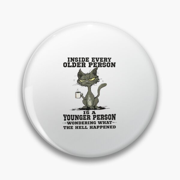 Item preview, Funny Older Person Cat Aging Humor designed and sold by roartusa.