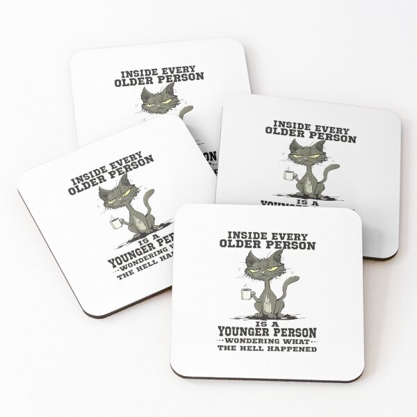 Item preview, Funny Older Person Cat Aging Humor designed and sold by roartusa.