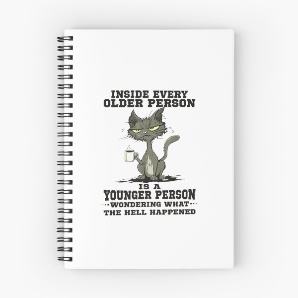 Item preview, Funny Older Person Cat Aging Humor designed and sold by roartusa.