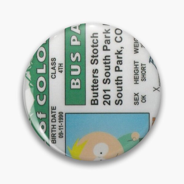 Item preview, Butters Bus Pass designed and sold by Crinathesith.