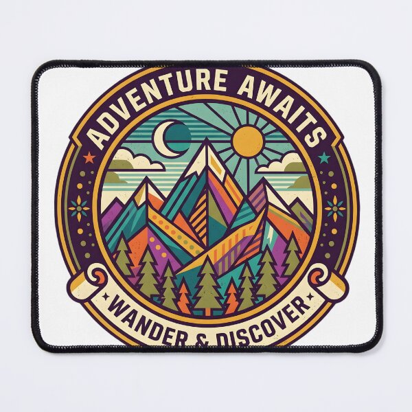 Item preview, Colorful Vintage Nature Emblem designed and sold by ManuMax93.