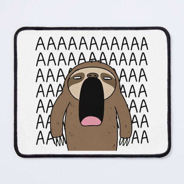 Item preview, Sloth Screaming Funny Animal Reaction Meme designed and sold by MonkiFlipp.