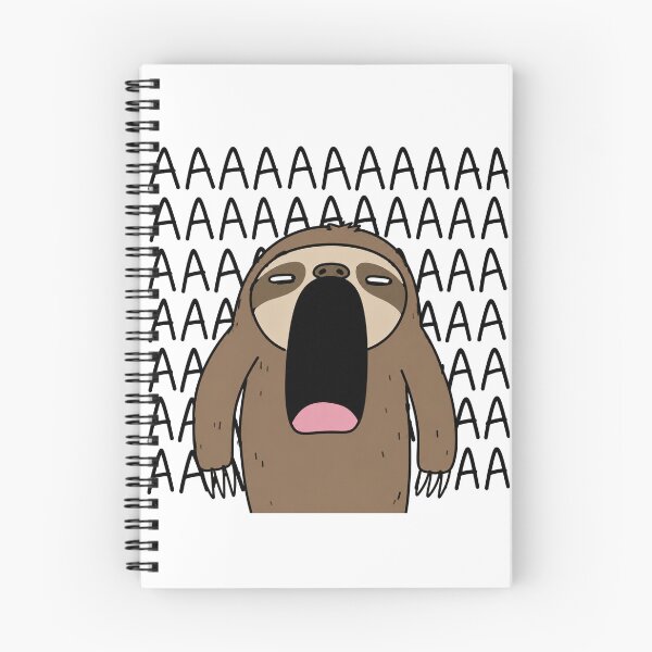 Item preview, Sloth Screaming Funny Animal Reaction Meme designed and sold by MonkiFlipp.