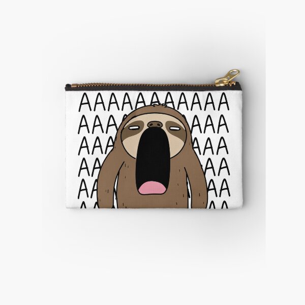 Item preview, Sloth Screaming Funny Animal Reaction Meme designed and sold by MonkiFlipp.