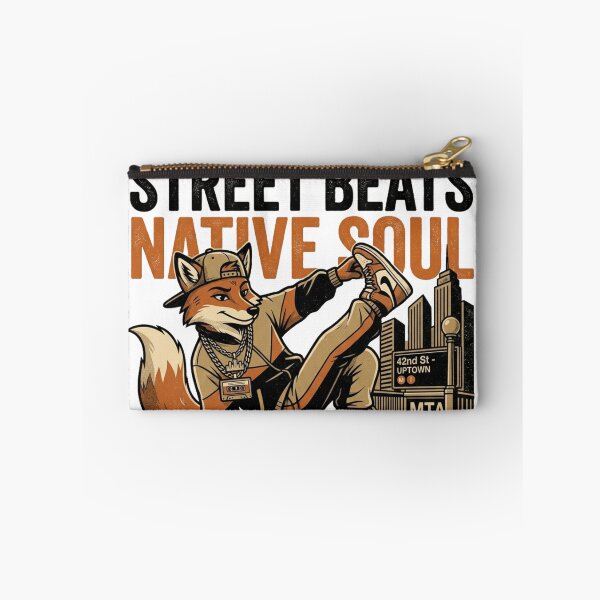 Item preview, City Motion Street Beats – Native Soul Hip Hop Fox designed and sold by @SHINTOSARTSTORE.