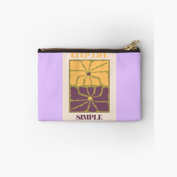 Item preview, Keep Life Simple Retro Floral Art designed and sold by chatzous.