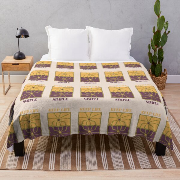 Item preview, Keep Life Simple Retro Floral Art designed and sold by chatzous.