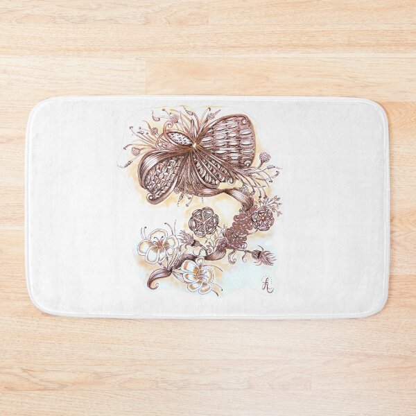Item preview, Zentangle Botanical Bloom designed and sold by LorieFossaArt.