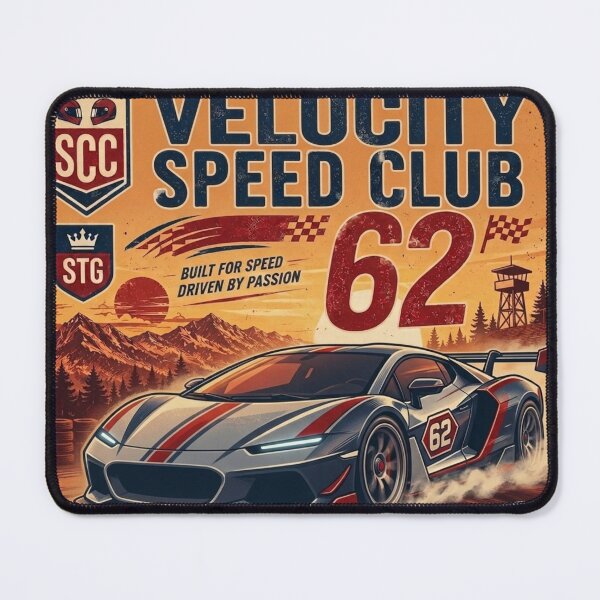 Item preview, Velocity Speed Club Vintage Grand Prix Racing Poster Est 1962 designed and sold by @SHINTOSARTSTORE.