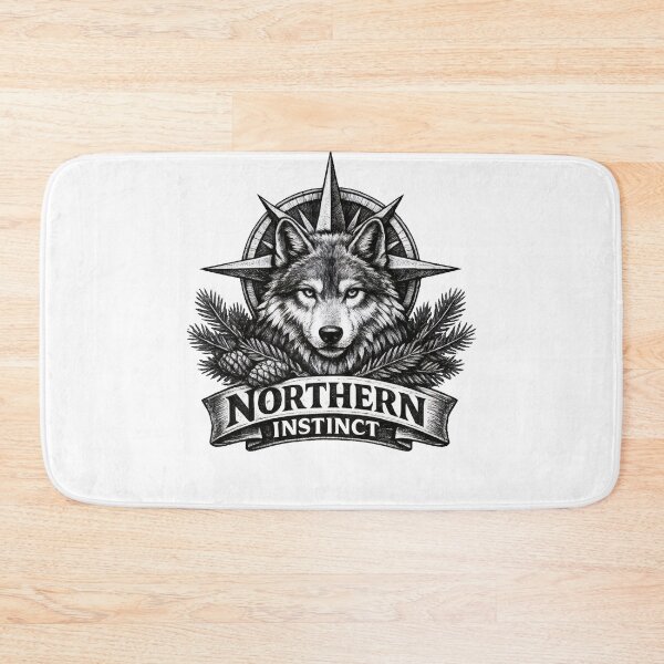 Item preview, Wolf Star Compass Engraving designed and sold by TheRealTaria.