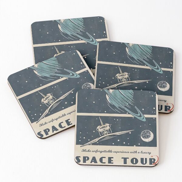 Item preview, Vintage Cosmic Travel Retro Space Adventure designed and sold by AbernathyZella.