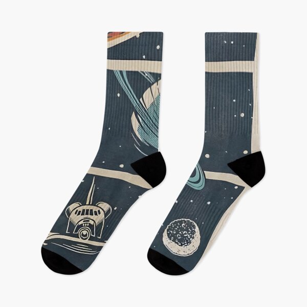 Item preview, Vintage Cosmic Travel Retro Space Adventure designed and sold by AbernathyZella.