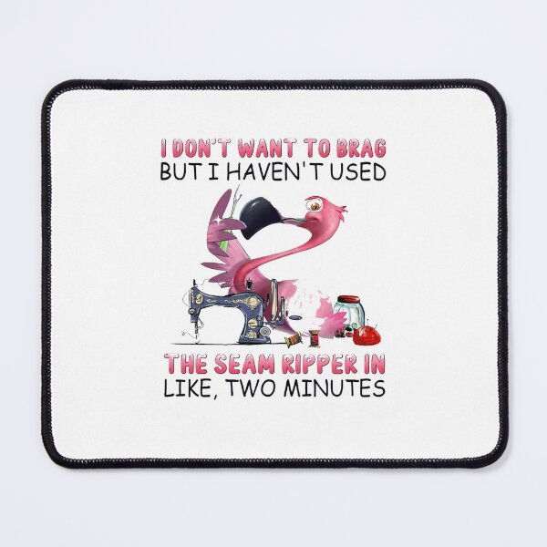 Item preview, Funny Flamingo Sewing Sewing Humor designed and sold by roartusa.