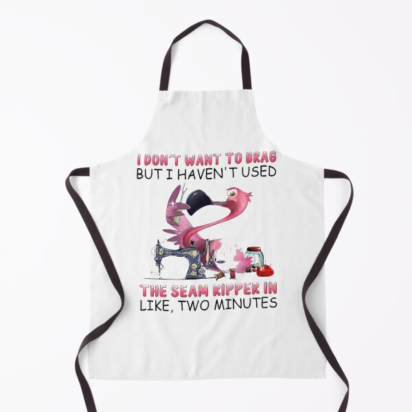 Item preview, Funny Flamingo Sewing Sewing Humor designed and sold by roartusa.