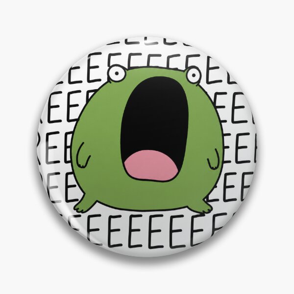 Item preview, REEEE Funny Frog Screaming Reaction Meme designed and sold by MonkiFlipp.