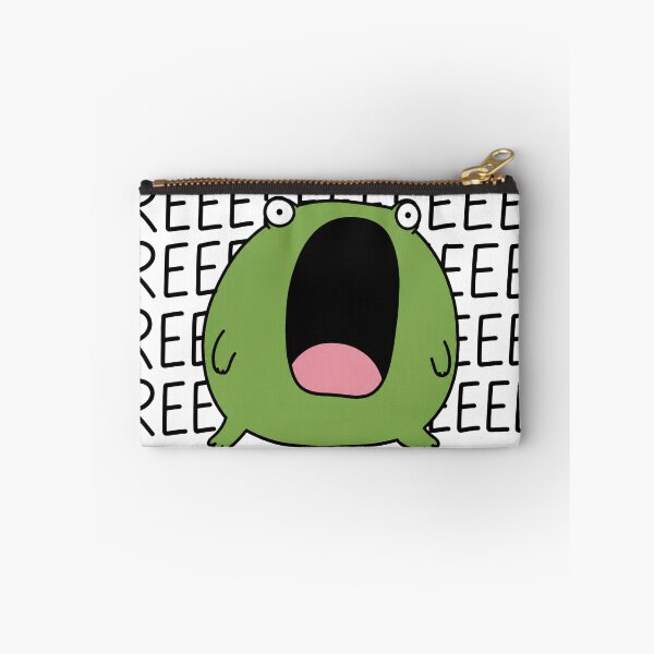 Item preview, REEEE Funny Frog Screaming Reaction Meme designed and sold by MonkiFlipp.