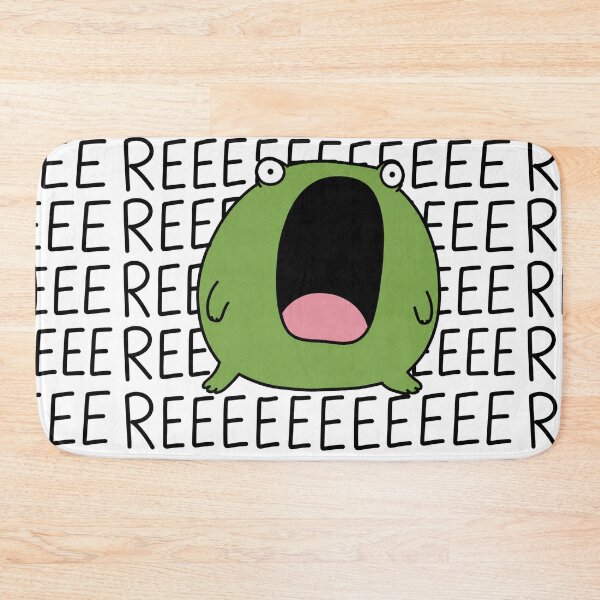 Item preview, REEEE Funny Frog Screaming Reaction Meme designed and sold by MonkiFlipp.