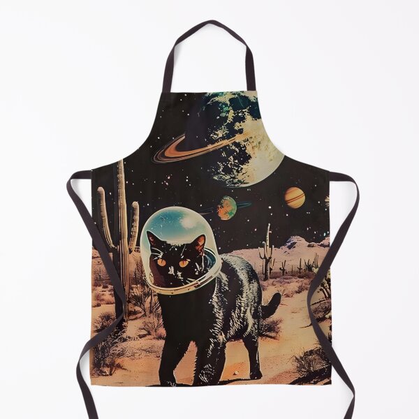 Item preview, Retro Space Desert Cosmic Cat Explorer designed and sold by AbernathyZella.