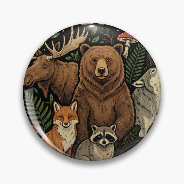 Item preview, All Animals Are Pettable Some Only Once - Funny Wildlife Camping Design designed and sold by w66aboo.
