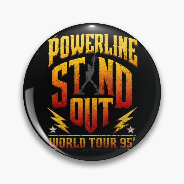 Item preview, Powerline Stand Out World Tour 95 -19 designed and sold by CuteBots.