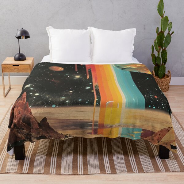 Item preview, Retro Space Adventure Surreal Cosmic Landscape designed and sold by AbernathyZella.