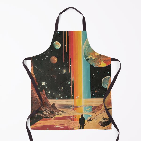 Item preview, Retro Space Adventure Surreal Cosmic Landscape designed and sold by AbernathyZella.
