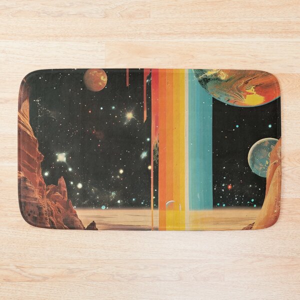 Item preview, Retro Space Adventure Surreal Cosmic Landscape designed and sold by AbernathyZella.