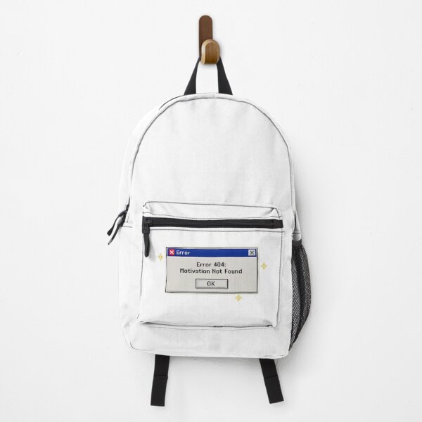Item preview, Error 404 Motivation Not Found Retro Computer Mental Health designed and sold by Timeless Junction.