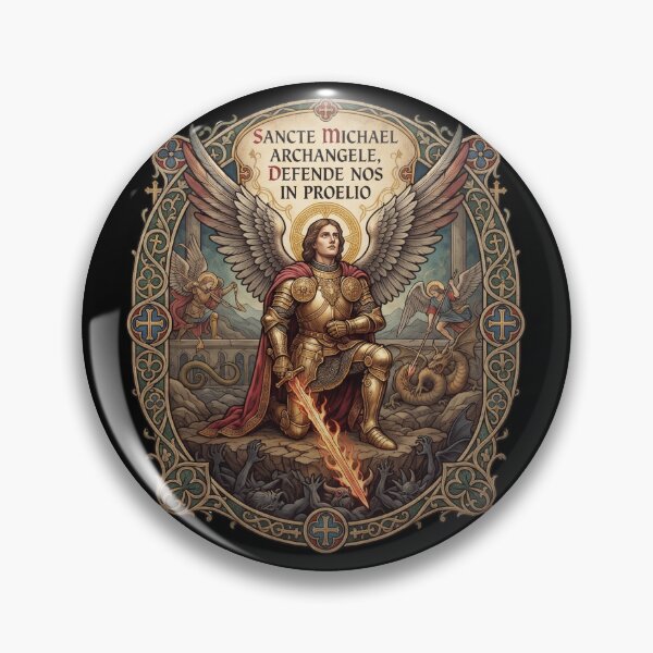 Item preview, Saint Michael, Defend Us in Battle designed and sold by MudMaster.