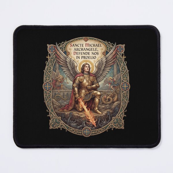 Item preview, Saint Michael, Defend Us in Battle designed and sold by MudMaster.