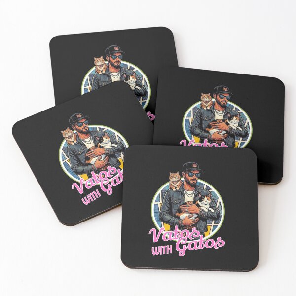 Item preview, Vatos With Gatos Cat Dad Retro Pop Art Graphic designed and sold by RahniNM.