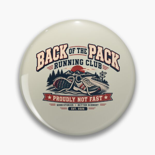 Item preview, Back of the Pack Running Club Vintage Slow Running designed and sold by KakangMudi.