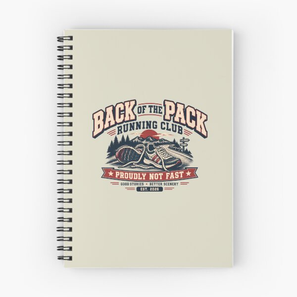 Item preview, Back of the Pack Running Club Vintage Slow Running designed and sold by KakangMudi.