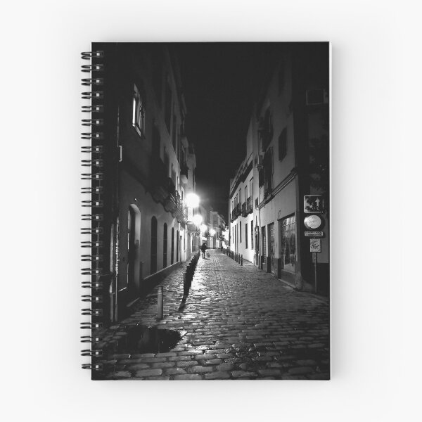 Item preview, Seville night street 2, monochrome darker designed and sold by paulboizot.