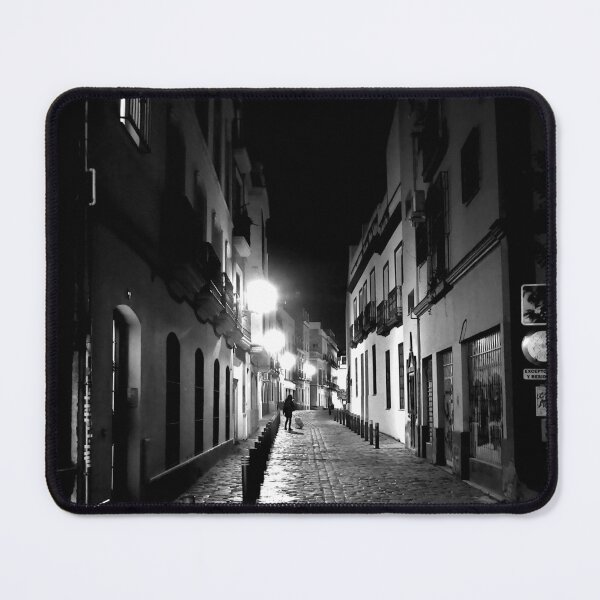 Item preview, Seville night street 2, monochrome darker designed and sold by paulboizot.