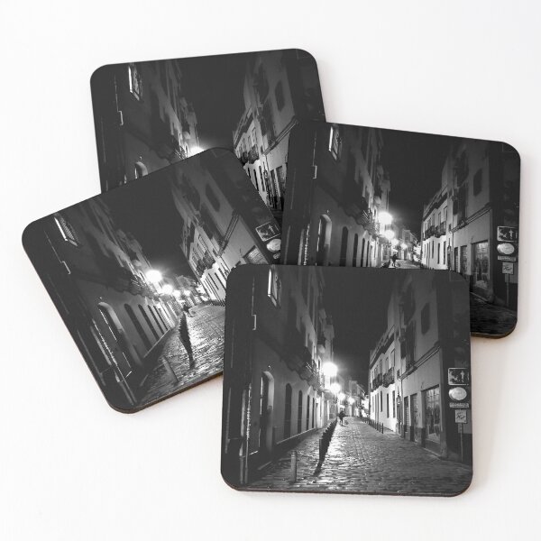 Item preview, Seville night street 2, monochrome darker designed and sold by paulboizot.