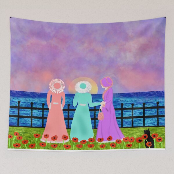 Item preview, Three Women in Period Dresses designed and sold by Elaine M Hayward .