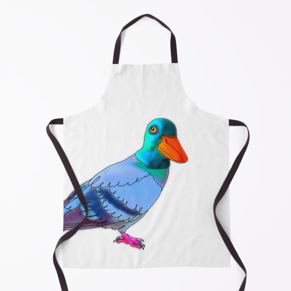 Item preview, Penny the pigeon in duck hat - animalzinhats  designed and sold by Ashley’sAnimalz.