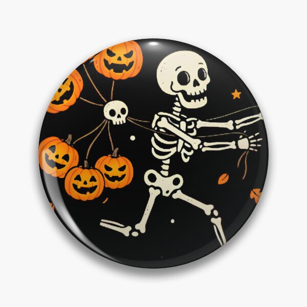 Item preview, Not Again Skeleton Pumpkin Balloons Funny Halloween Design designed and sold by w66aboo.