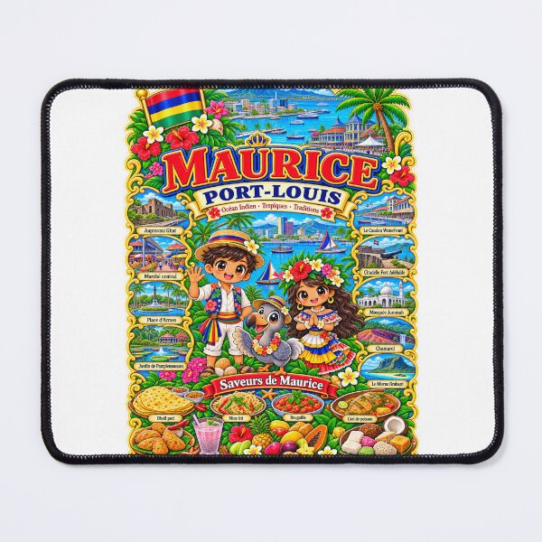 Item preview, Mauritius Port Louis – Kawaii Trip, Mauritian Culture and Flavors of Mauritius designed and sold by Cifi64.