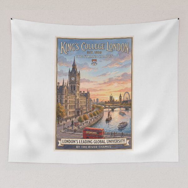 Item preview, King's College London designed and sold by Theodor Decker.