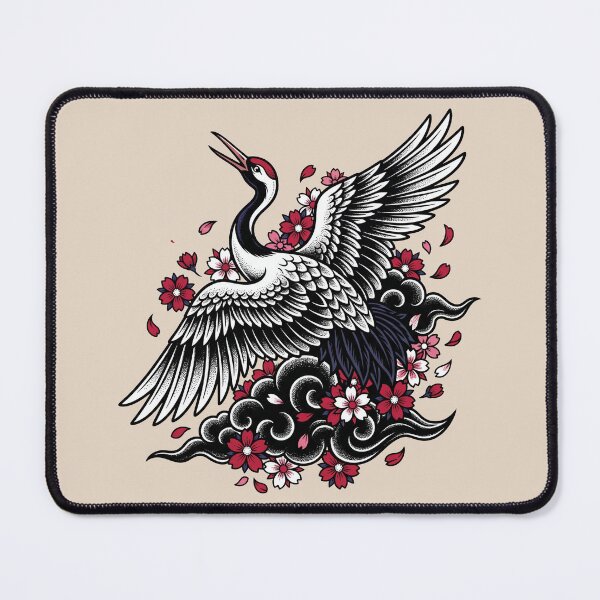 Item preview, Crane Bird Tattoo designed and sold by Tnerv.
