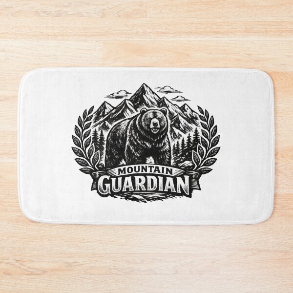 Item preview, Mountain Guardian Bear Engraving designed and sold by TheRealTaria.