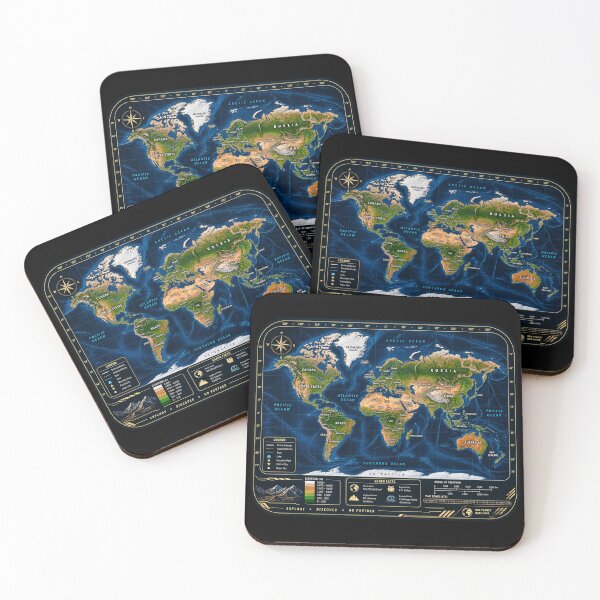 Item preview, Map of the Earth designed and sold by Somchartthai.
