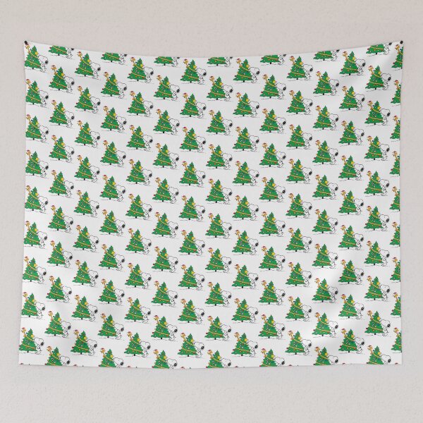 Item preview, Snoopy Christmas Decorating Day Festive Holiday Art LIMITED EDITION designed and sold by enigmoustly.