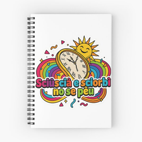 Item preview, Funny Genoese Sayings Retro Sun Clock designed and sold by ManuMax93.