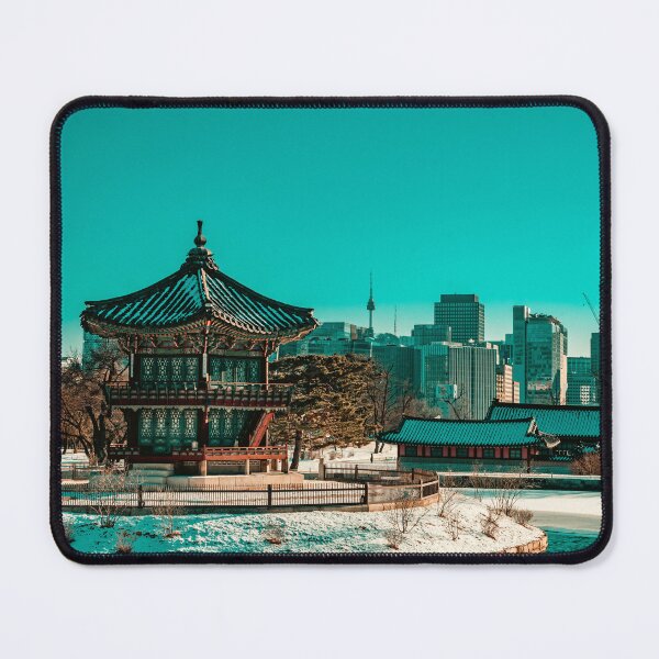 Item preview, Hyangwonjeong Pavilion at Gyeongbokgung Palace designed and sold by Nightwindow.